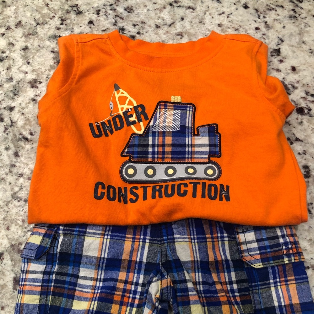2 piece matching short set 18 months